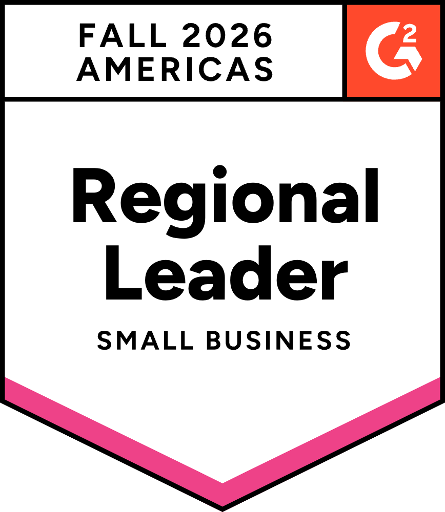 Leader Small Business Americas G2 Award Badge