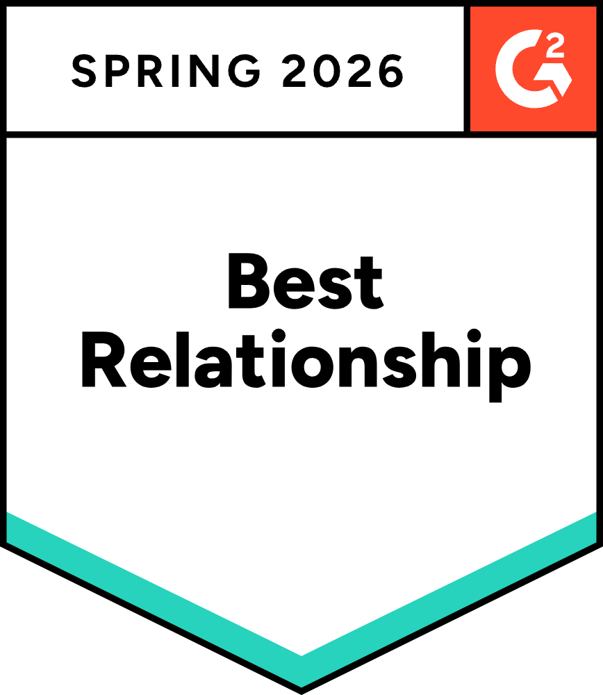 Best Relationship G2 Award Badge